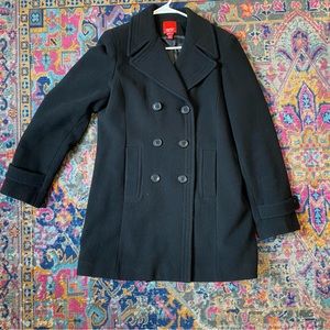 Esprit 100% wool pea coat size M